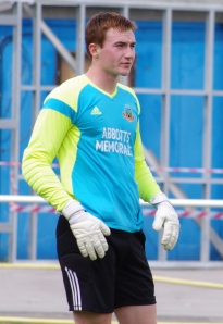 Knaresborough Town goalkeeper Paul Hagreen was in top for his new side