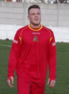 Ryan Williams, seen here playing for Ossett Town, has signed for Frickley Athletic