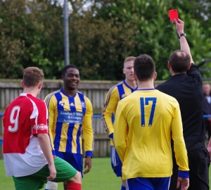 Garforth's heart-breaking late defeat was further compounded by Tawanda Rupere's harsh red card during injury-time