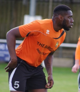 Tyrone Gay scored Brighouse Town's dramatic last minute equaliser at Kendal Town