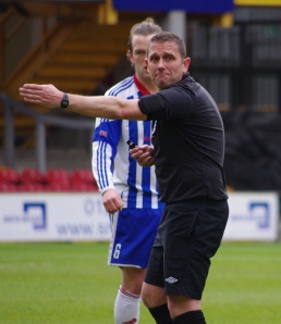Top NCEL referee Jason Knowles, who has been promoted